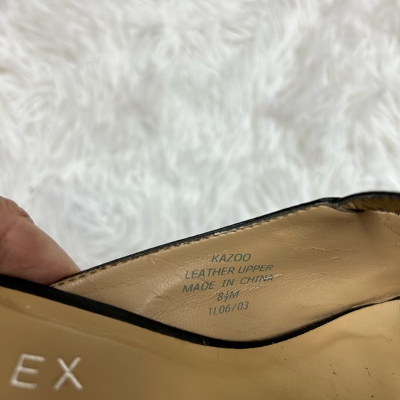 Liz Flex by Liz Claiborne Black Mule Sandals Size 8.5 “Kazoo” - Picture 9 of 10